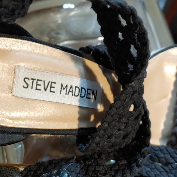 Steve Madden River Crochet Espadrille Wedges - Picture 2 of 12